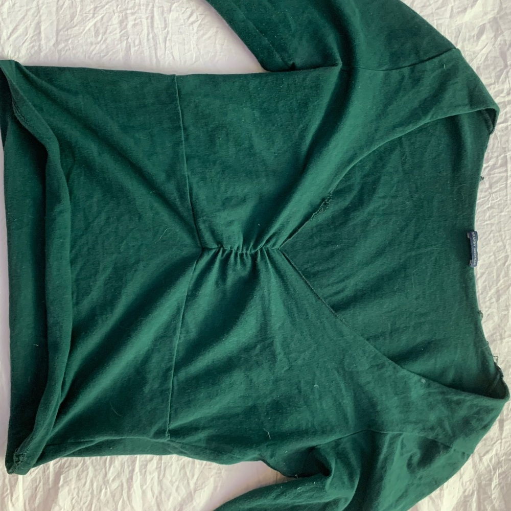 brandy melville green top